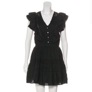LoveshackFancy black mini dress